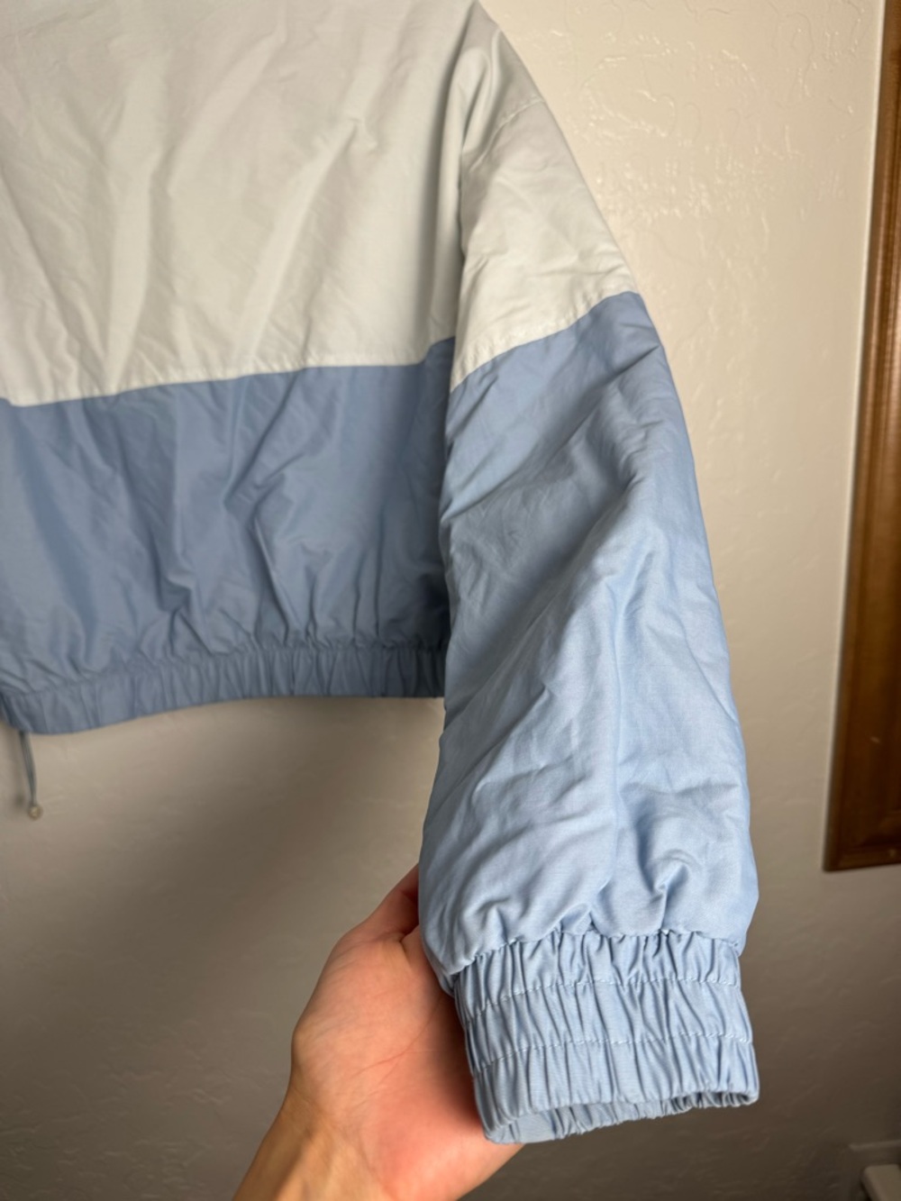 PacSun Light Blue & Sky Colorblock Cropped Jacket - Picture 7 of 10